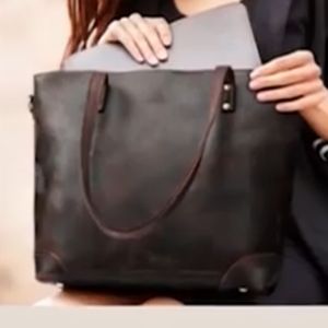 montana hudson vintage eva leather tote bolsa